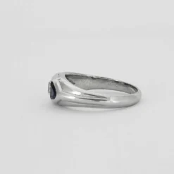 BAGUE DIAMANT SAPHIRS OR