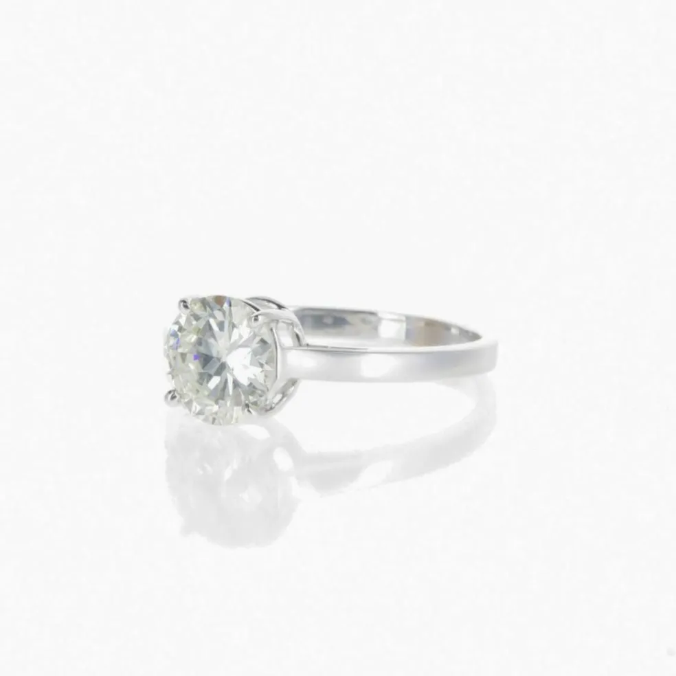 Bague Diamant Solitaire 1.27 Carats J/SI1 HRD