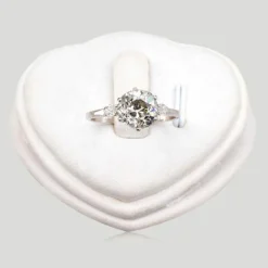 Bague diamant taille ancienne et navettes