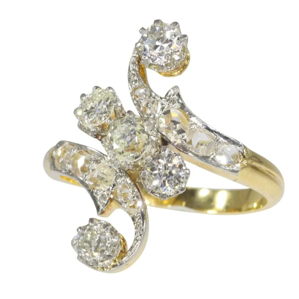 Bague diamant vintage