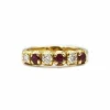 Bague diamants & Rubis