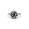Bague Diamants & Saphir
