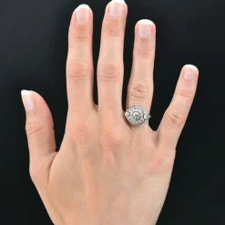 Bague diamants ancienne art déco