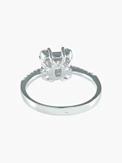 Bague Diamants baguettes et brillants