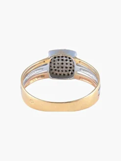 Bague Diamants Bicolore