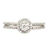 Bague Diamants Chaton Rond