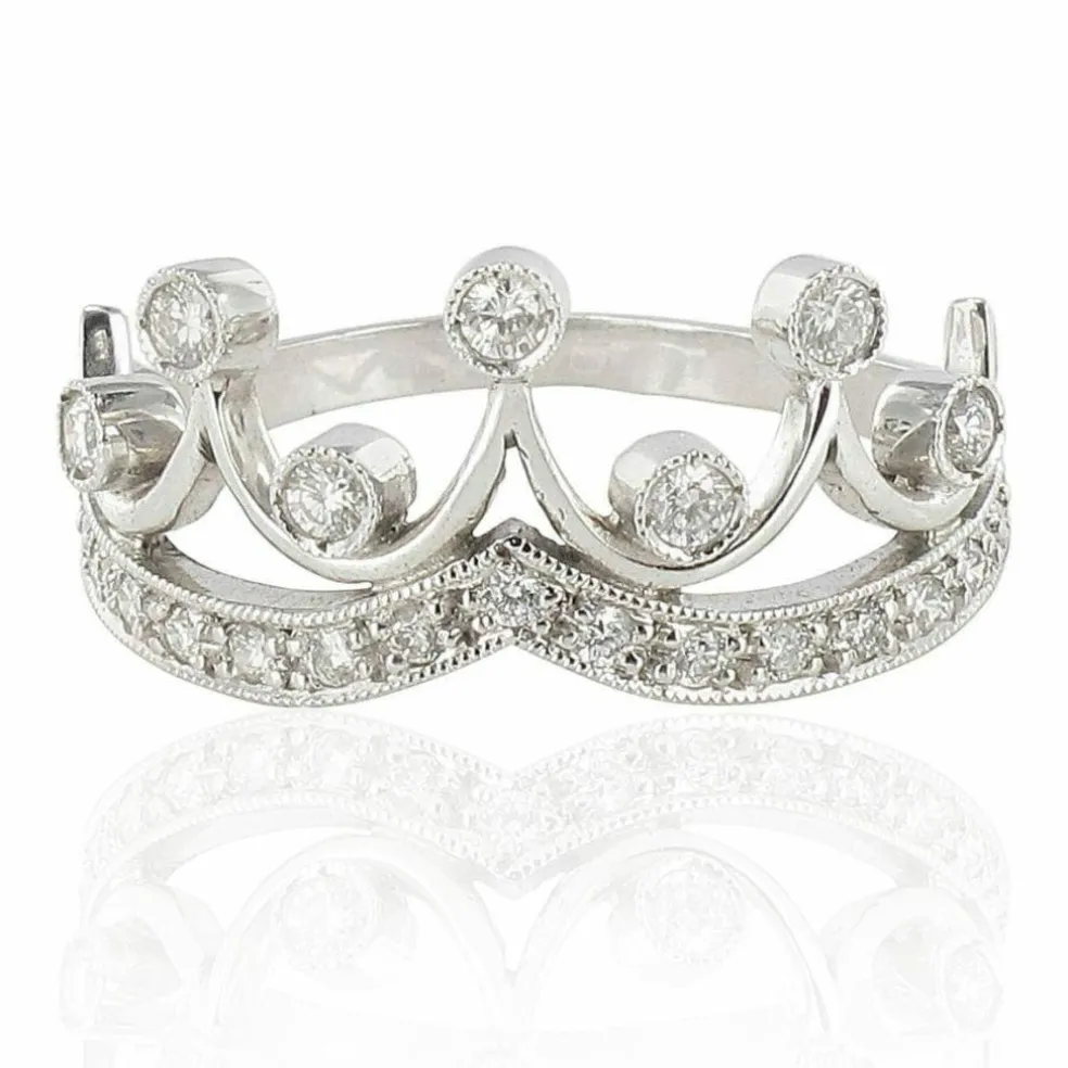 Bague Diamants Couronne
