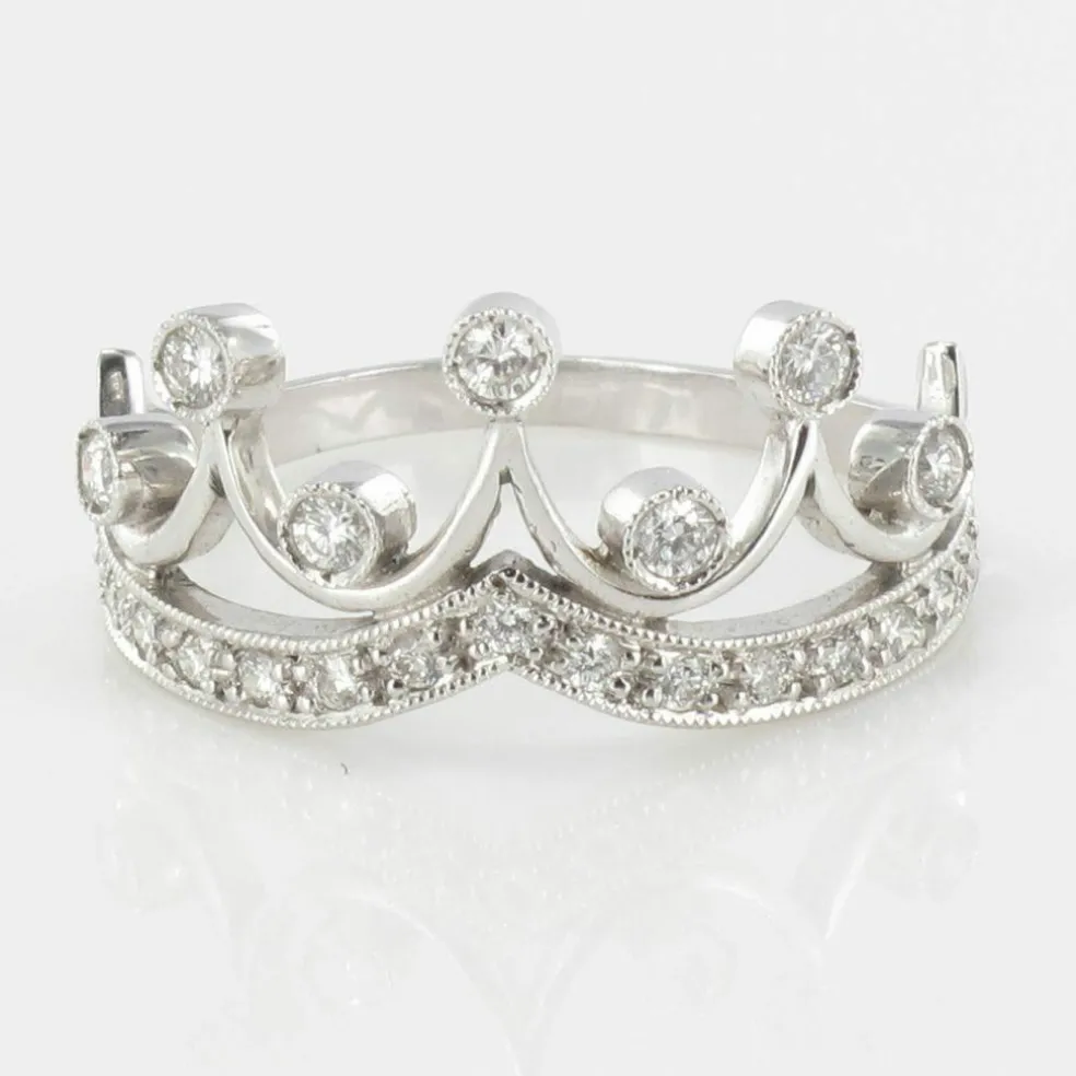 Bague Diamants Couronne