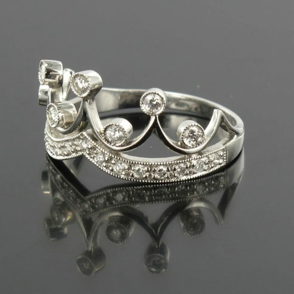 Bague Diamants Couronne