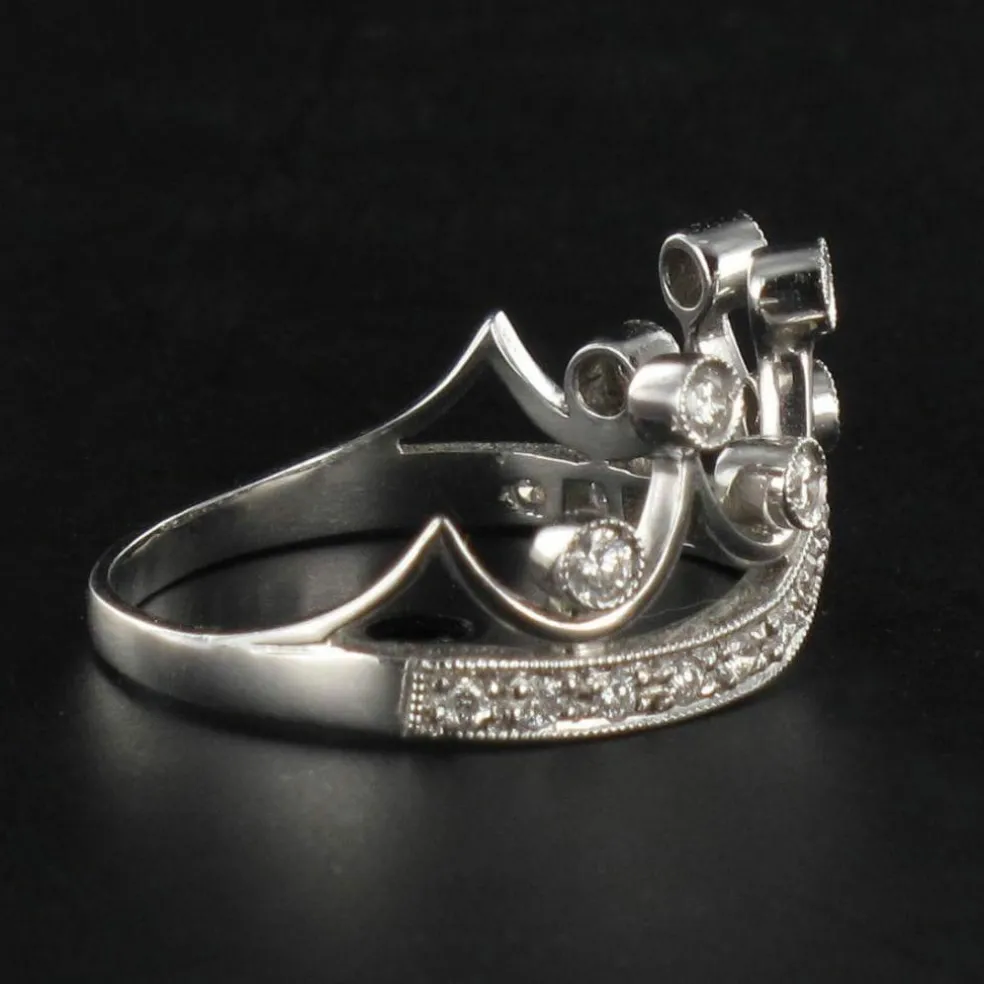 Bague Diamants Couronne
