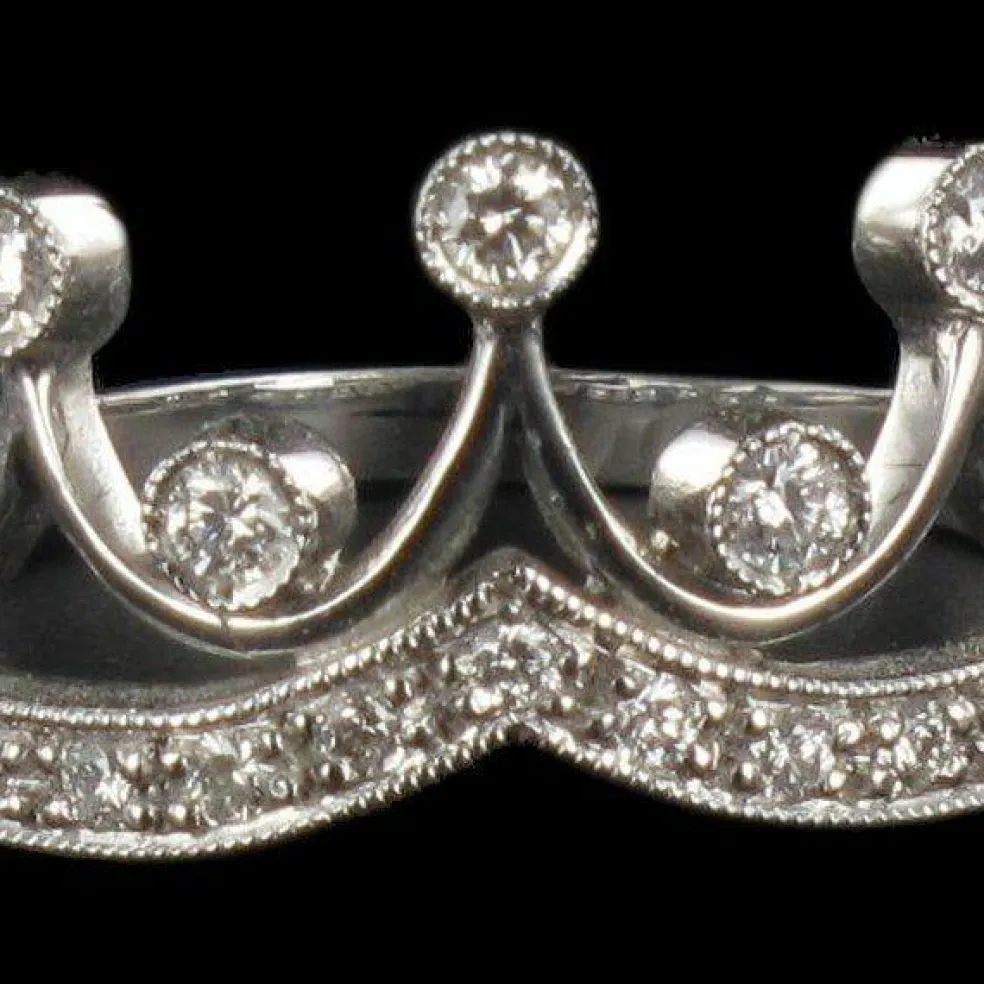 Bague Diamants Couronne