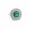 Bague Diamants Emeraude