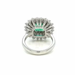 Bague Diamants Emeraude