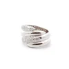 Bague diamants en or blanc 18k