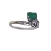 Bague Diamants et Emeraude
