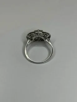 Bague diamants et platine, époque Art Déco