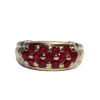Bague Diamants et Rubis