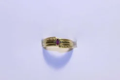 Bague Diamants et Rubis