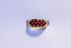 Bague Diamants et Rubis