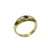 Bague Diamants et Saphir