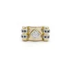 Bague Diamants et Saphirs
