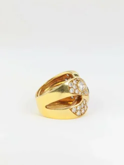 Bague Diamants et Saphirs