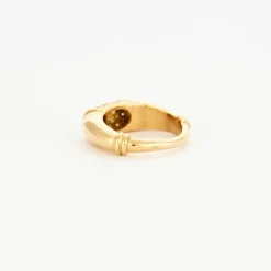 Bague diamants jonc or jaune