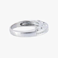 Bague Diamants Lune et Etoiles