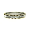 Bague Diamants motif corde