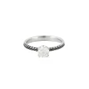 Bague diamants noirs et blanc