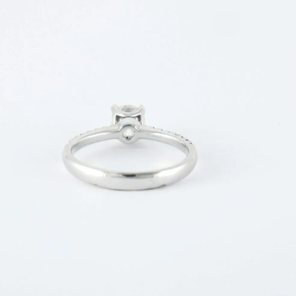 Bague diamants noirs et blanc
