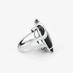Bague Diamants, Onyx