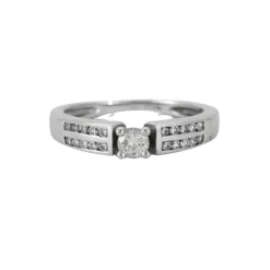 Bague Diamants Or Blanc