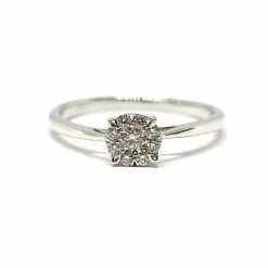 Bague Diamants Or blanc