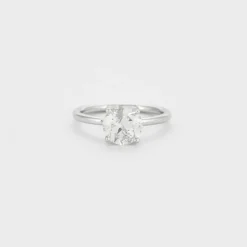 Bague diamants or blanc
