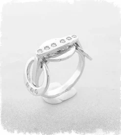Bague Diamants Or Blanc