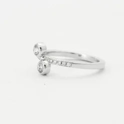 Bague Diamants Or Blanc