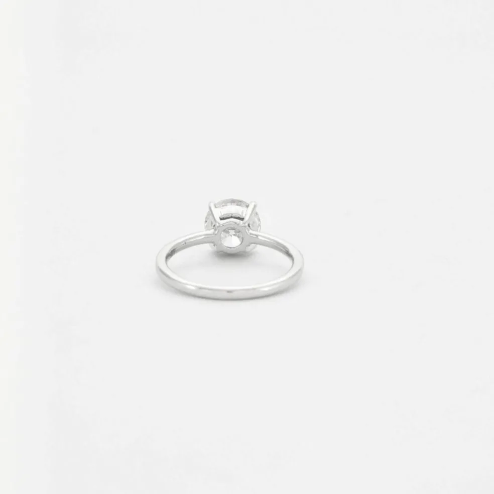 Bague diamants or blanc