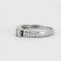 Bague Diamants Or Blanc