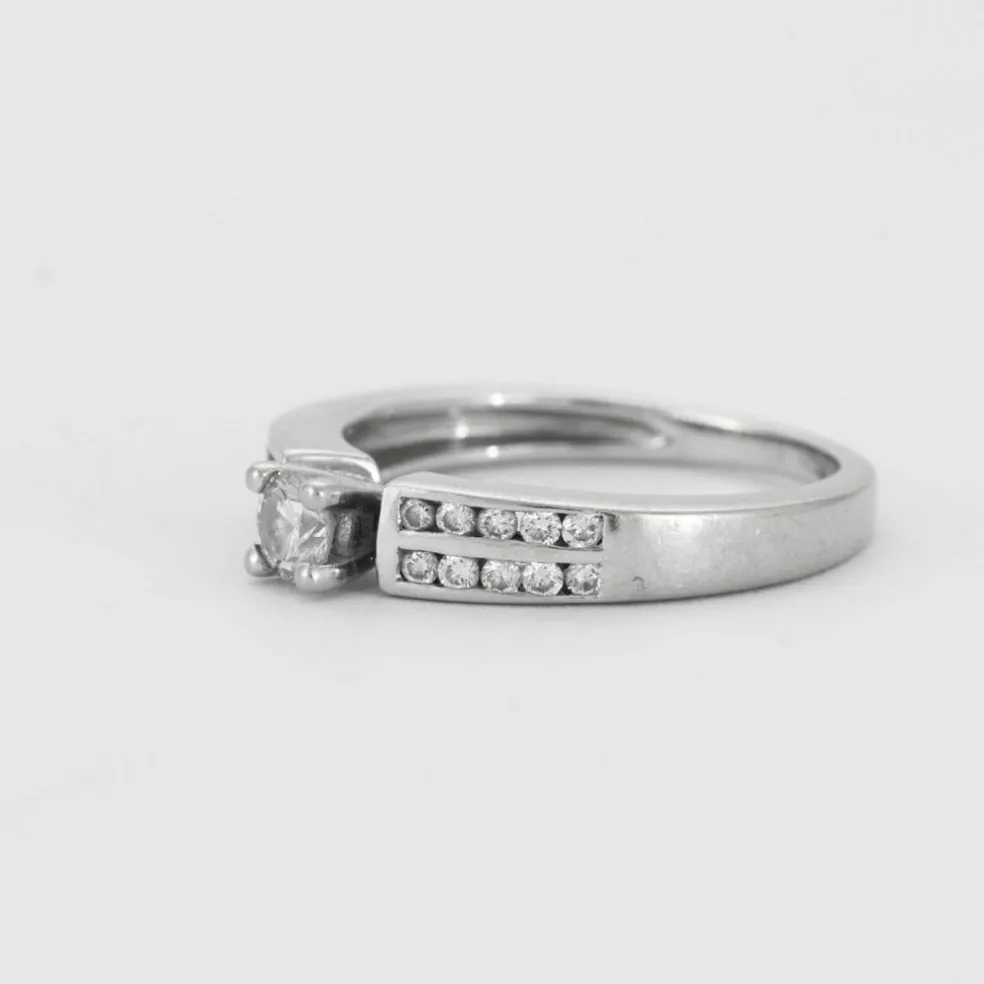 Bague Diamants Or Blanc