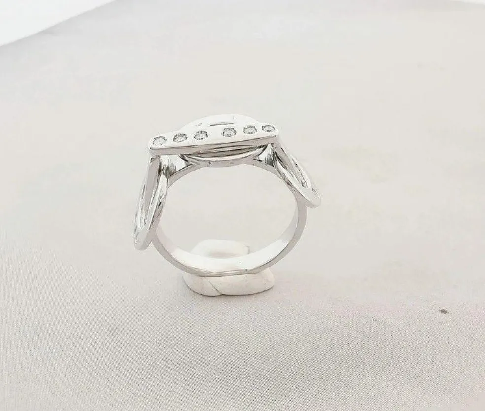 Bague Diamants Or Blanc