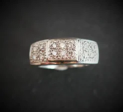 Bague Diamants, Or Blanc
