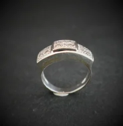 Bague Diamants, Or Blanc