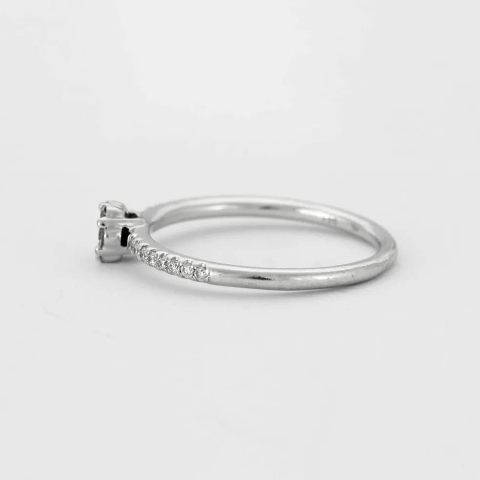 Bague Diamants Or Blanc