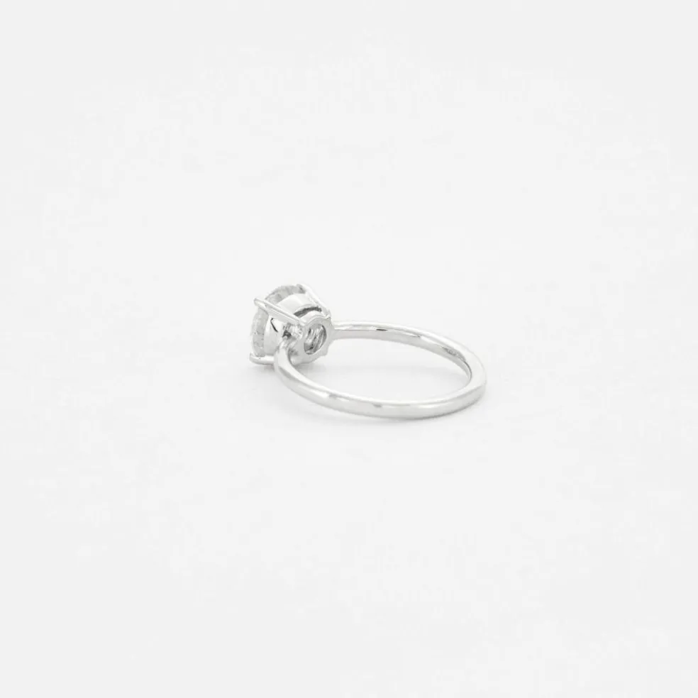 Bague diamants or blanc