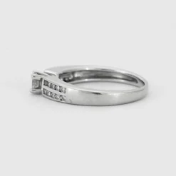 Bague Diamants Or Blanc
