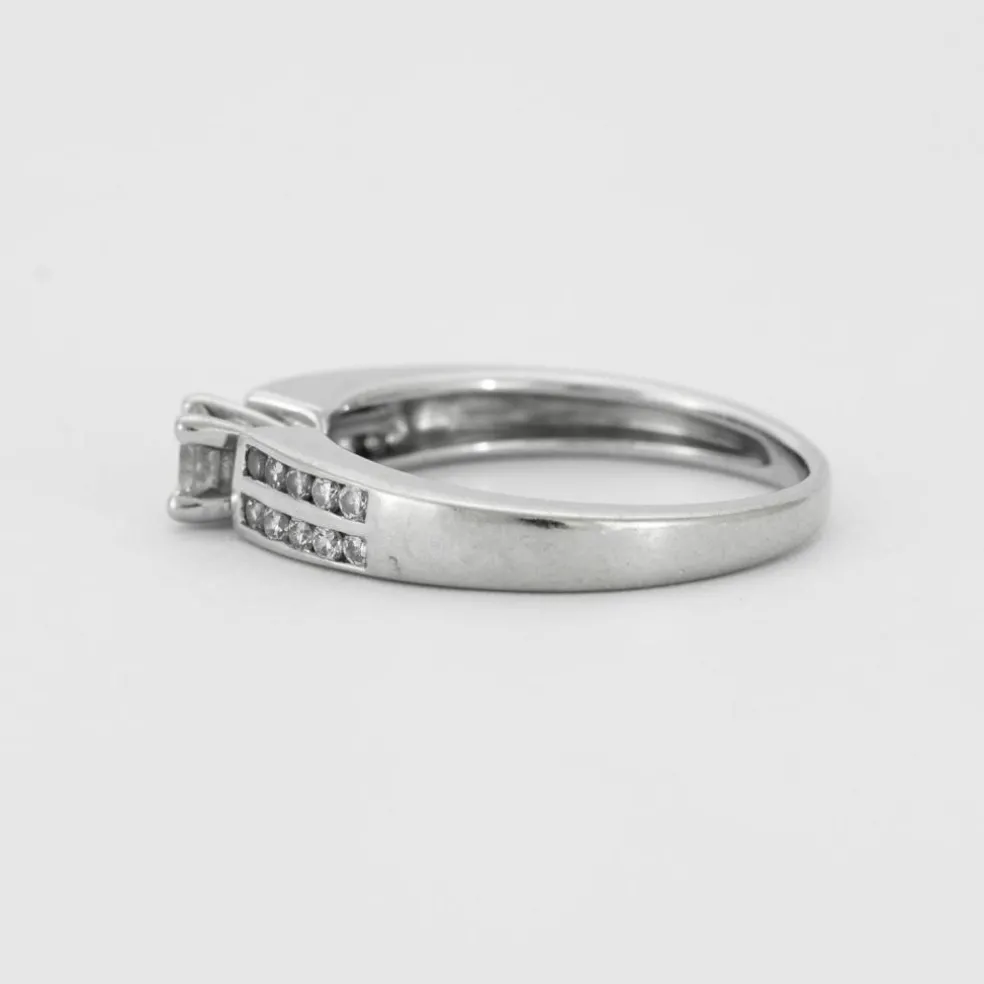Bague Diamants Or Blanc