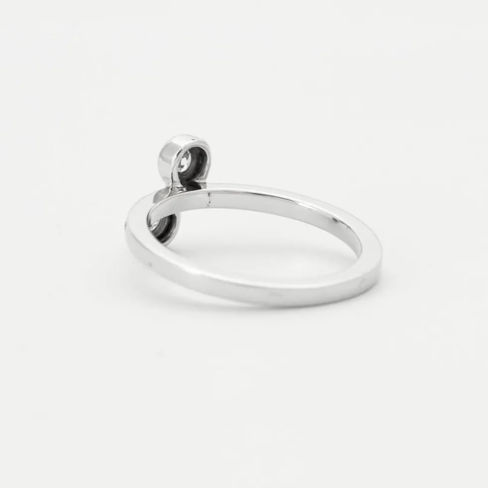 Bague Diamants Or Blanc