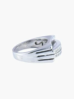 Bague Diamants Or Gris