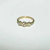 Bague diamants or jaune